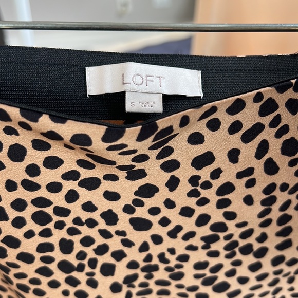 LOFT 2-pc animal print (S) top - Picture 3 of 5
